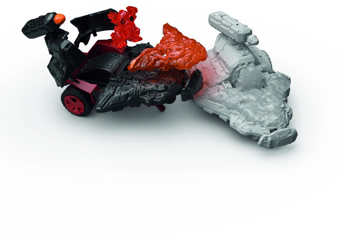 Schleich Eldrador Lava Jet: frictievoertuig met mini creature thumbnail 2