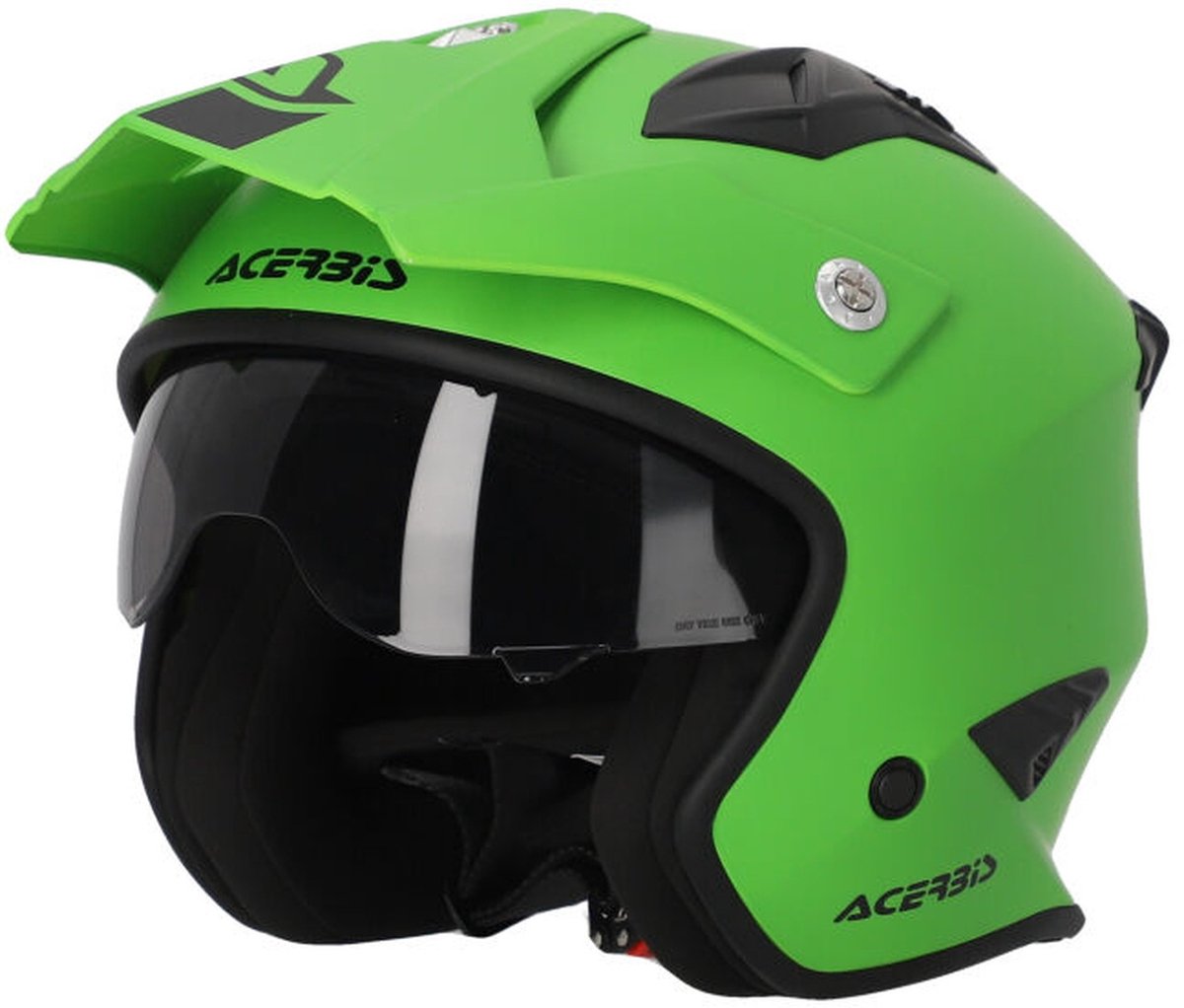 Acerbis Aria Solid Groen Jethelm - Helm