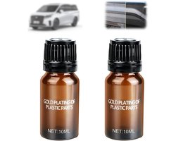 Set van 2 Plastic Auto Reparatie Kits | Duurzaam Plastic Auto Herstel | Verwijdert Krassen | Sneldrogend | Voor Binnen- en Buitengebruik