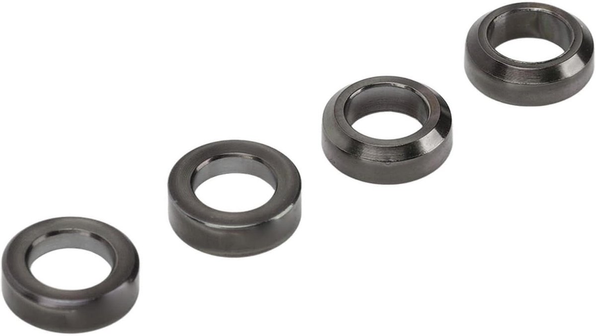 Inovra - Fiets Remklauw Spacer Legering Zwart Fijn Polijsten Mountainbike Remklauw Washer 4 Stuks . - Fietsgereedschap