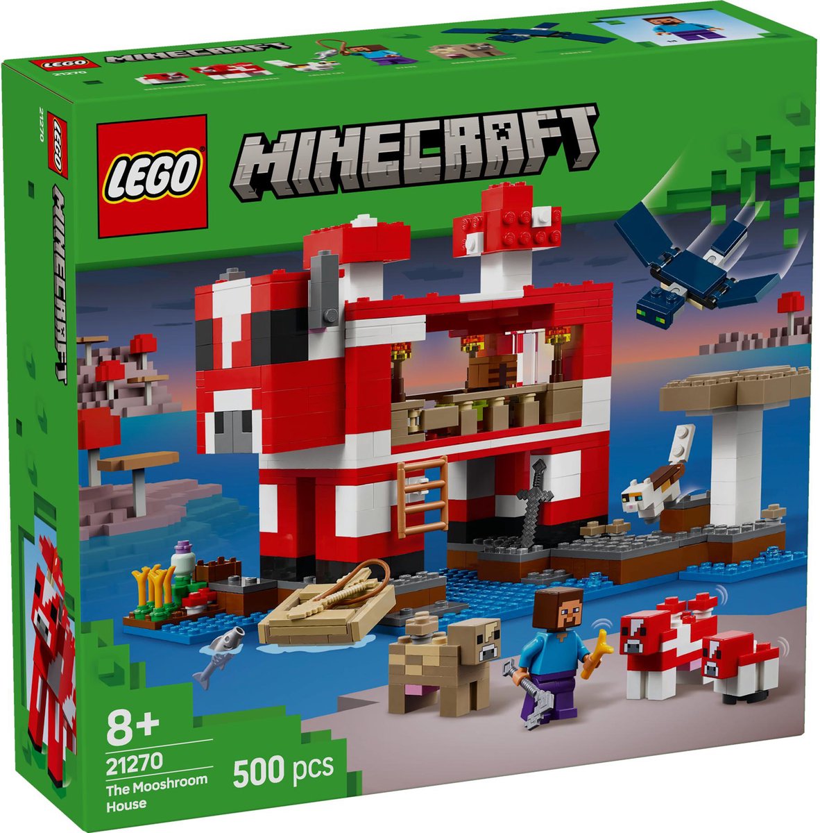LEGO 21270 Minecraft Het Mooshroom huis