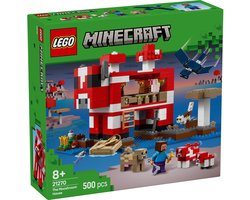 foto van LEGO Minecraft Het Mooshroom huis - 21270