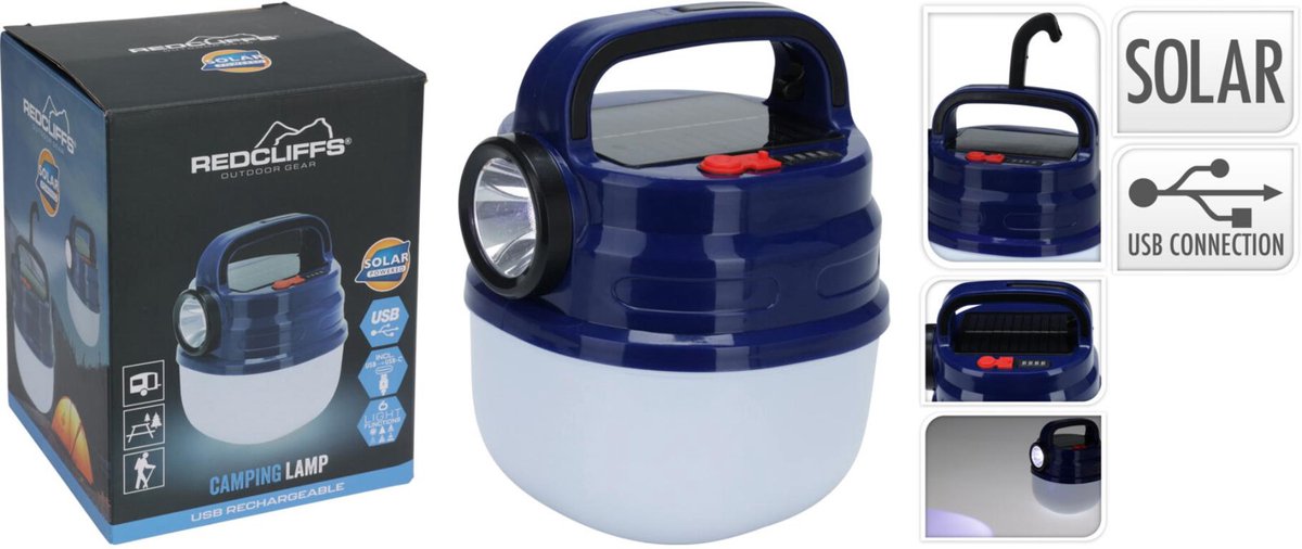 Solar campinglamp usb oplaadbaar - Multicolor speelgoedlamp voor kinderen.