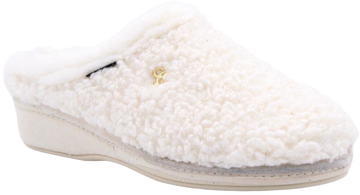 Scapa - Pantoffels - Creme - Vrouwen - Maat 38 -