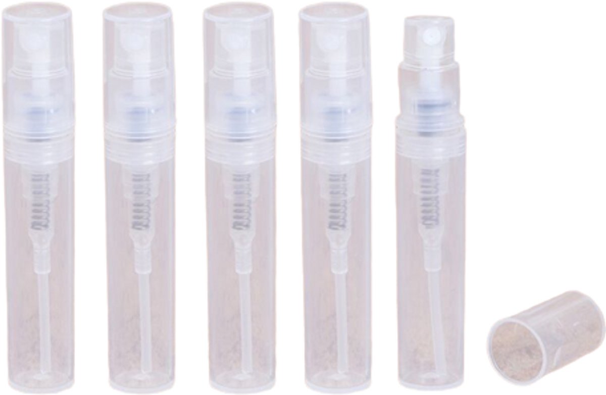 Klein parfumflesje, 3 ml - 5 stuks