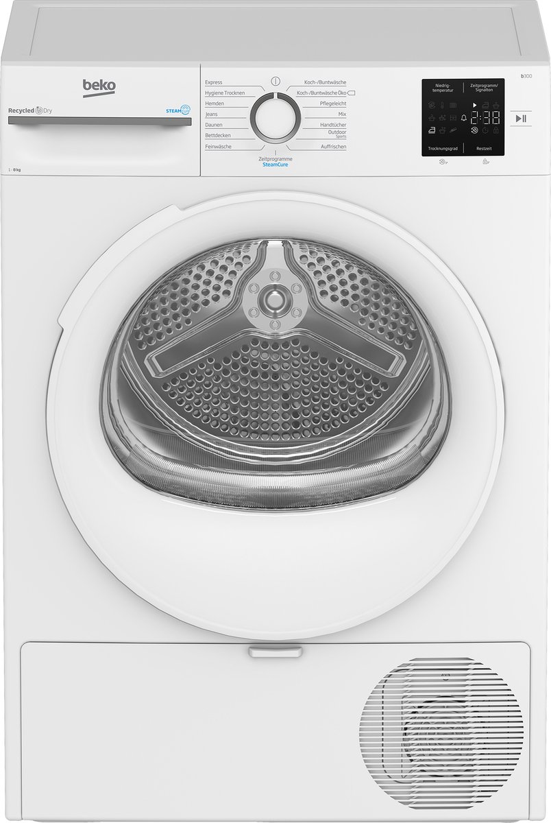Beko BM3T3829W Warmtepomp Wasdroger