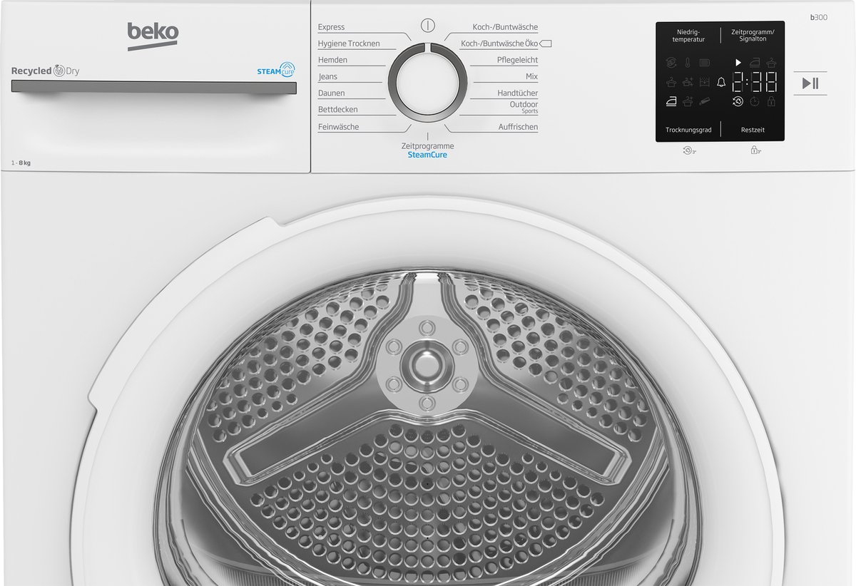 Beko BM3T3829W Warmtepomp Wasdroger thumbnail 6