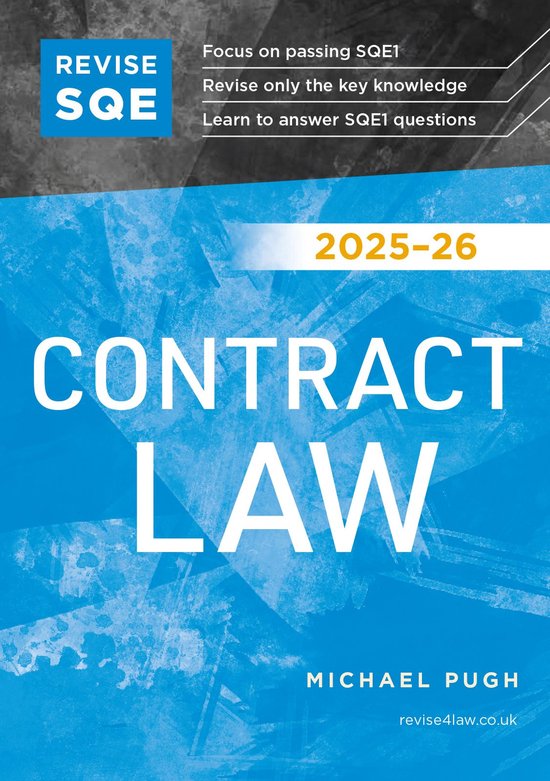 Revise SQE Contract Law 2025/26 - cover