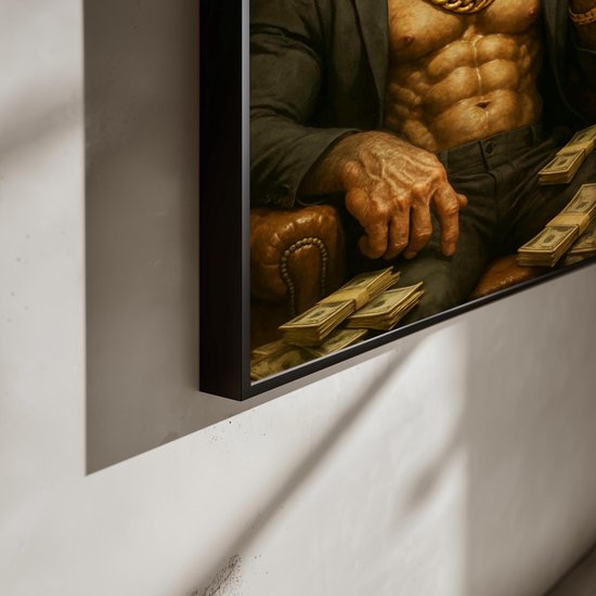 Affiche « Singe Gangster » - Posters Animaux - Fantastique - Décoration murale pour salon - Papier 180 g/m² - XS6141AZ - Dimensions : 30 x 40 cm