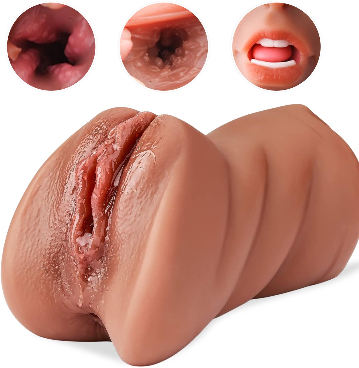 Jespro Realistische Pocket Pussy - Kunstvagina - Sex Toys voor Mannen - Masturbator - Blowjob Simulator - Nep Vagina - Voor Heren - Stroker - Seksspeeltjes - Erotiek - Zelf aftrekken