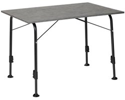 Dukdalf Majestic 1 Elegant - Campingtafel - Sevelit blad 80x60 cm - Zwart stalen onderstel - Verstelbare poten