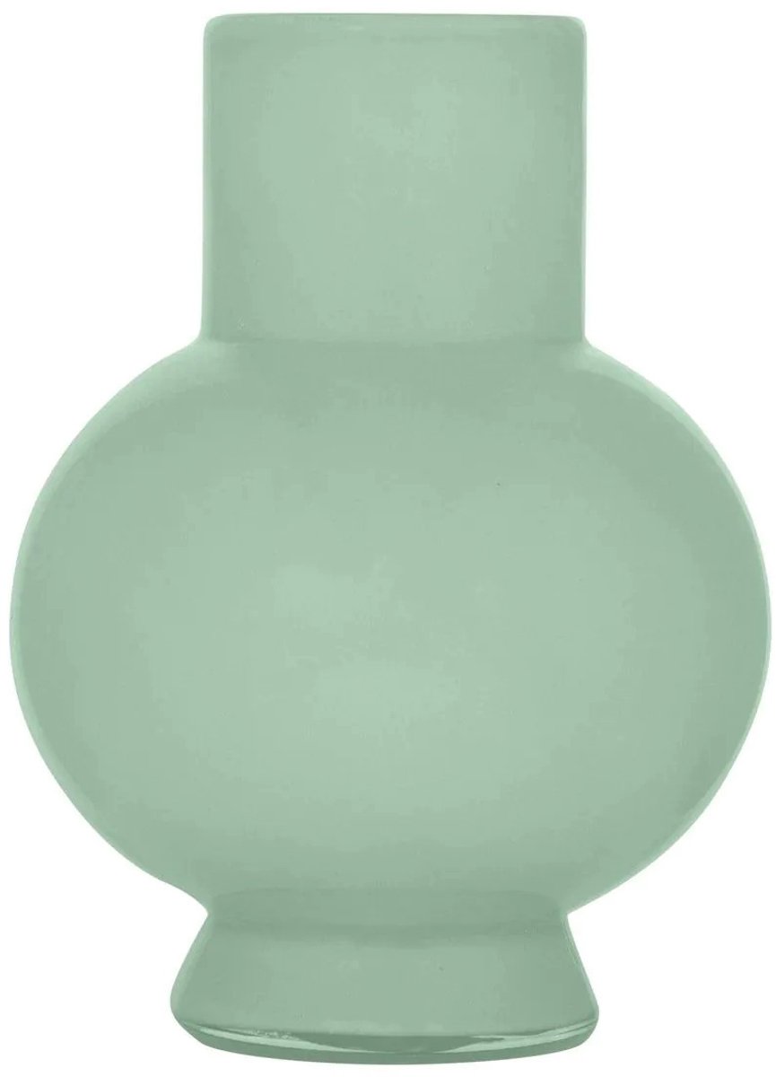 Hakbijl Glass Bloemenvaas Deborah - Groen - glas - D17 x H22 cm