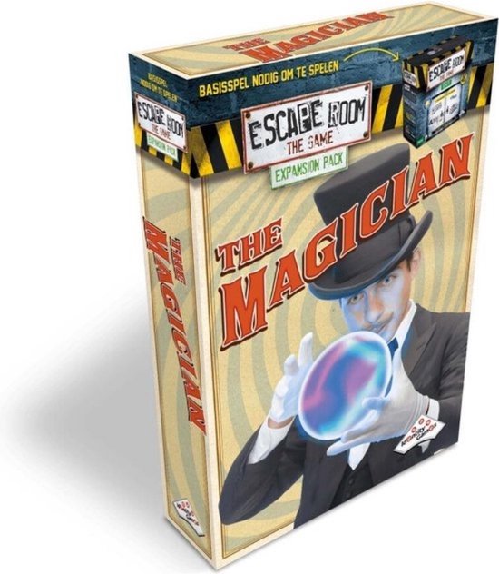 Thumbnail van een extra afbeelding van het spel Spellenbundel - 2 Stuks - Escape Room - The Game basisspel & Uitbreiding The Magician