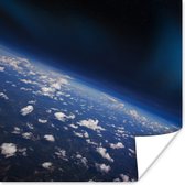 Poster Aarde vanuit de ruimte - 75x75 cm