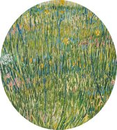 Grasgrond, Vincent van Gogh - Foto op Dibond - ⌀ 30 cm