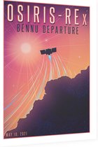 Bennu Departure 2021 (Osiris-Rex), NASA Science - Foto op Dibond - 60 x 80 cm