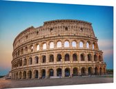 Verlaten Colosseum voor een blauw lucht in Rome - Foto op Dibond - 90 x 60 cm