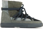 Inuikii Vrouwen Suède     Outdoor / Snowboots / Enkellaarsjes -  Patchwork Sneaker - Grijs - Maat 39