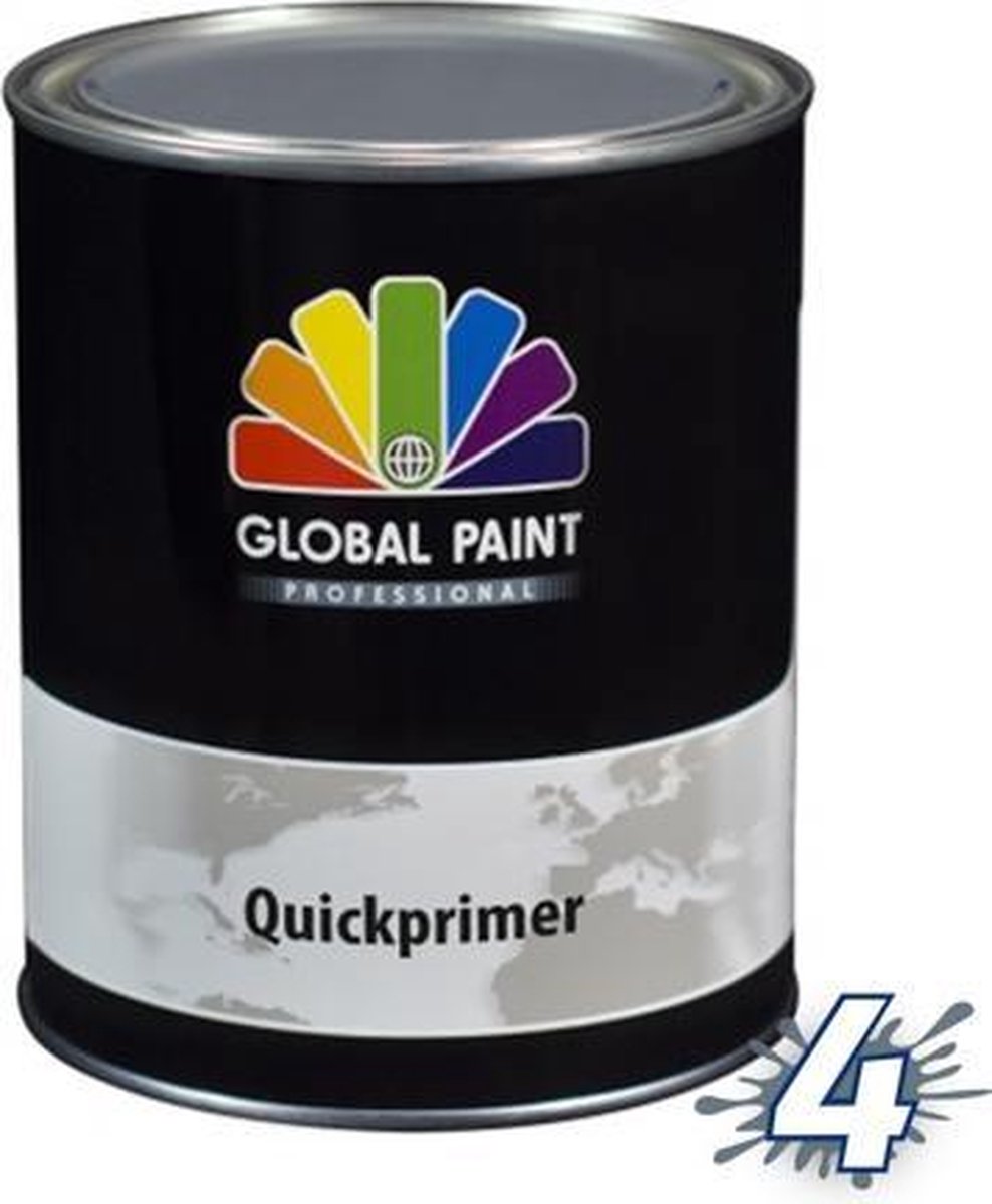 Global Paint Quickprimer 2.5 liter Wit