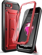 Supcase UB Pro hoesje met screenprotector iPhone SE 2020 - 8 - 7 - metallic Red
