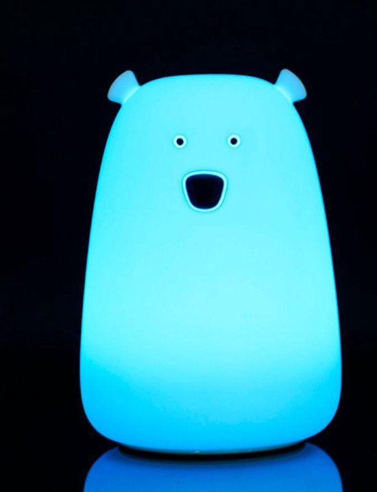 MyKelys - LED nachtlampje small - 7 kleuren - beer van MyKelys — afbeelding 5