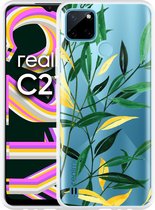 Realme C21Y Hoesje Watercolor Flowers - Designed by Cazy