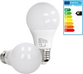 ECD Germany 7er Pack E27 LED-lamp 9W - vervangt 60W gloeilamp - neutraal wit 4000K - 589 lumen - kijkhoek 270° - 220-240V - EEK A+ - gloeilamp spaarlamp