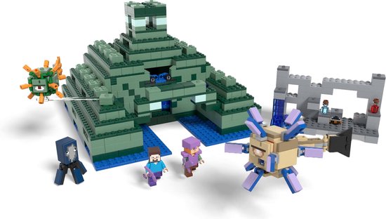 LEGO Minecraft Le monument sous-marin - 21136 | bol.com