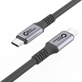 Microconnect USB3.2CC2 USB-kabel 2 m USB 3.2 Gen 2 (3.1 Gen 2) USB C Zwart, Zilver