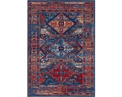 Pergamon Vloerkleed Designer Pop-Vintage Oosterse rand