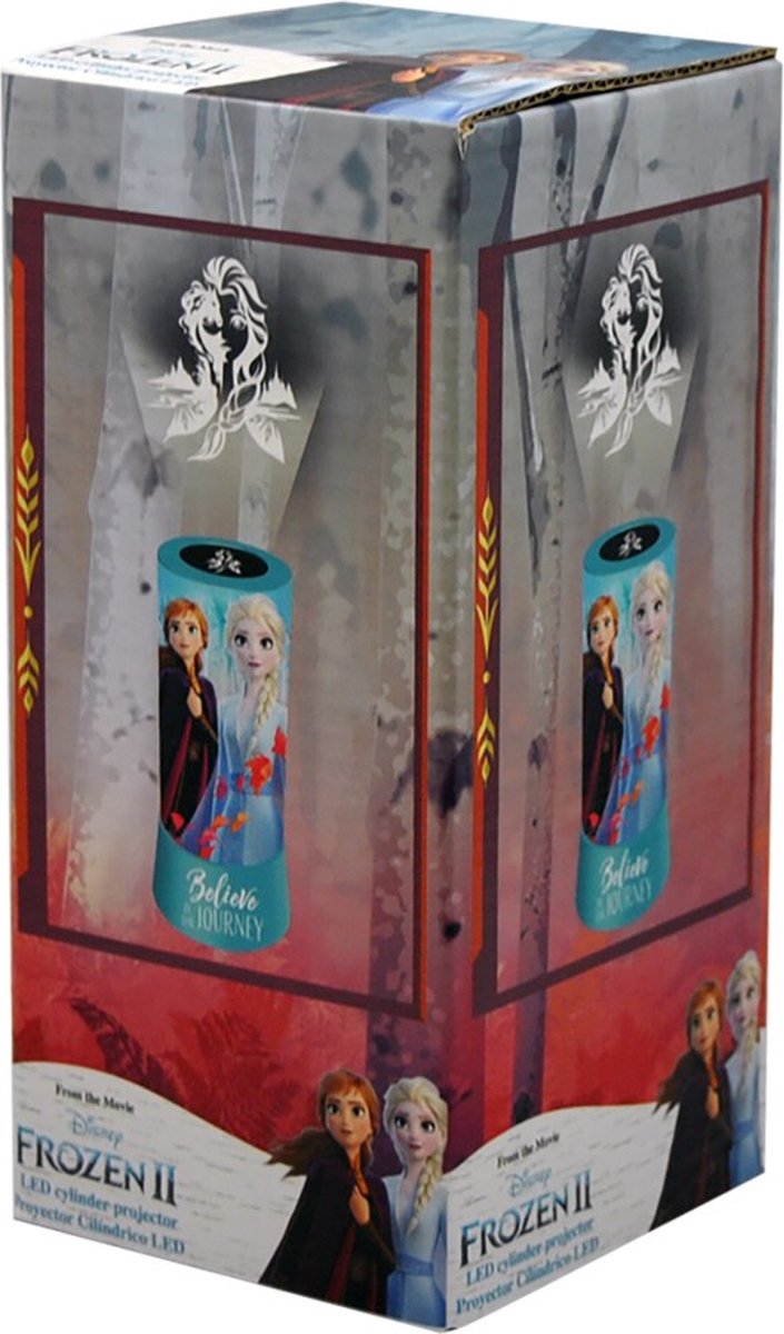 Disney Frozen - Nacht Lamp - Led - Projector - Anna en Elsa - Lamp - Blauw – foto 4