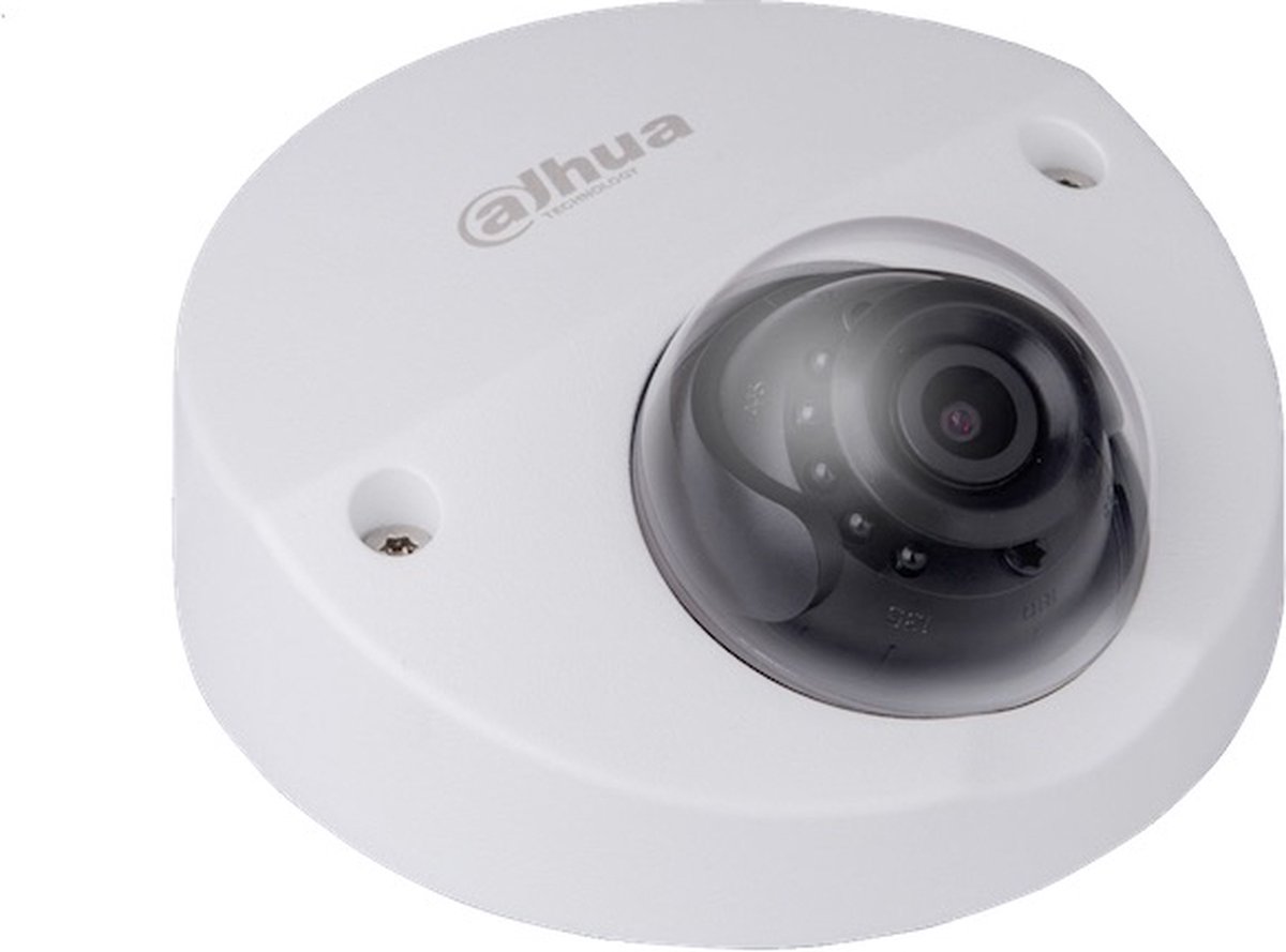 Dahua IPC-HDBW4231FP-AS-0280B-S2 Full HD 2MP Starlight buiten mini dome camera met 20m IR nachtzicht, 120dB WDR, audio en microSD opname - Beveiligingscamera IP camera bewakingscamera camerabewaking veiligheidscamera beveiliging netwerk camera webcam
