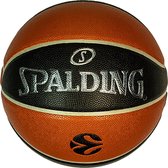 Spalding Euroleague TF-500 In/Out Ball 84002Z, Unisex, Oranje, basketbal, maat: 7