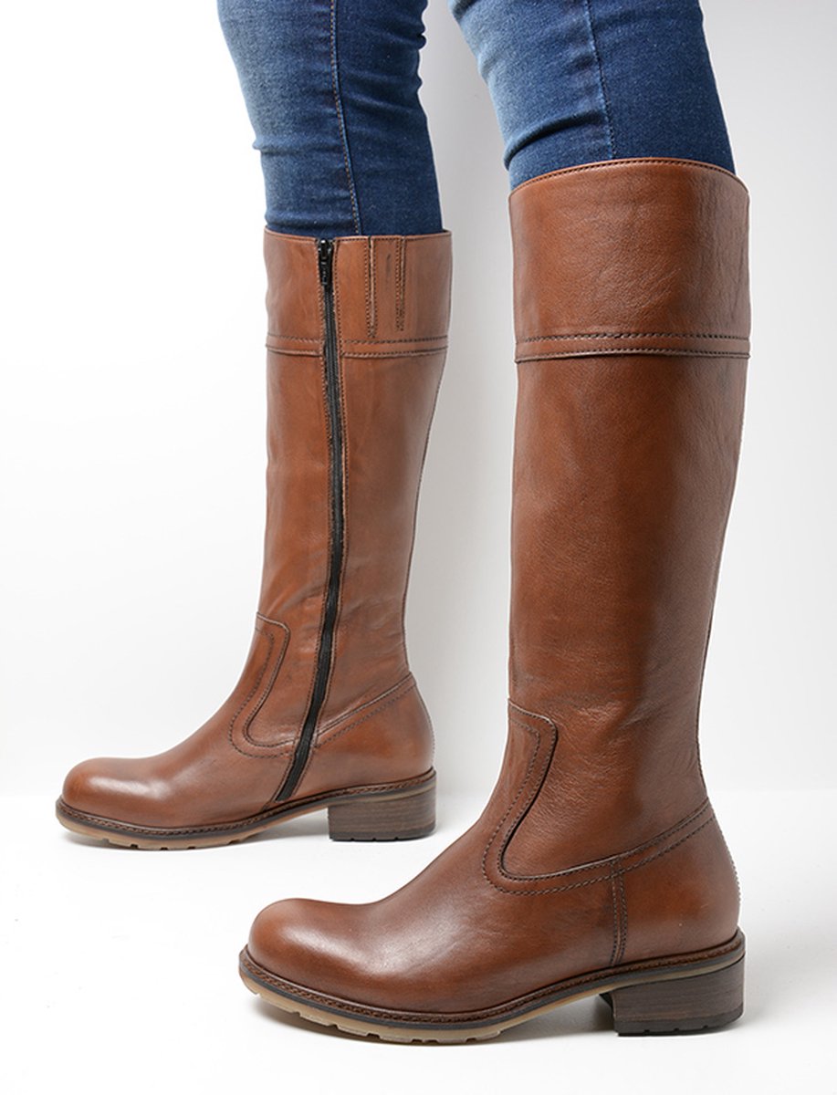 Wolky Laarzen Moher cognac leer | bol.com