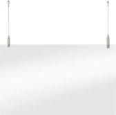 Plexidirect Hangend scherm | 1000x1000x4mm + ophangset normaal plafond