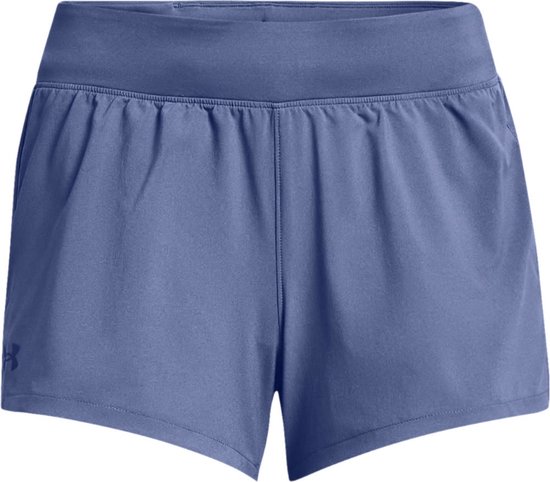 Bespaar 8% Under Armour Korte Broek Launch Sw 3 Short in het Blauw Dames Kleding voor voor Shorts voor Hotpants 