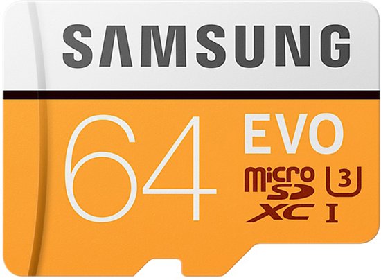 Samsung Evo 64GB Micro SDXC class 10 - met adapter