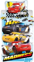 Disney Cars Madness Dekbedovertrek - Eenpersoons - 140 x 200 cm - Multi