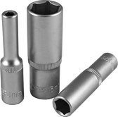 JBM Tools  HEX MONDSTUK 1/4" 75MM LANG, 8MM