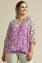 Zhenzi blouse MIXIE patchwork