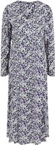 Pieces Jurk Pchelle Ls V-neck Midi Dress Bc 17122085 Sky Captain/ Small Flow Dames Maat - L