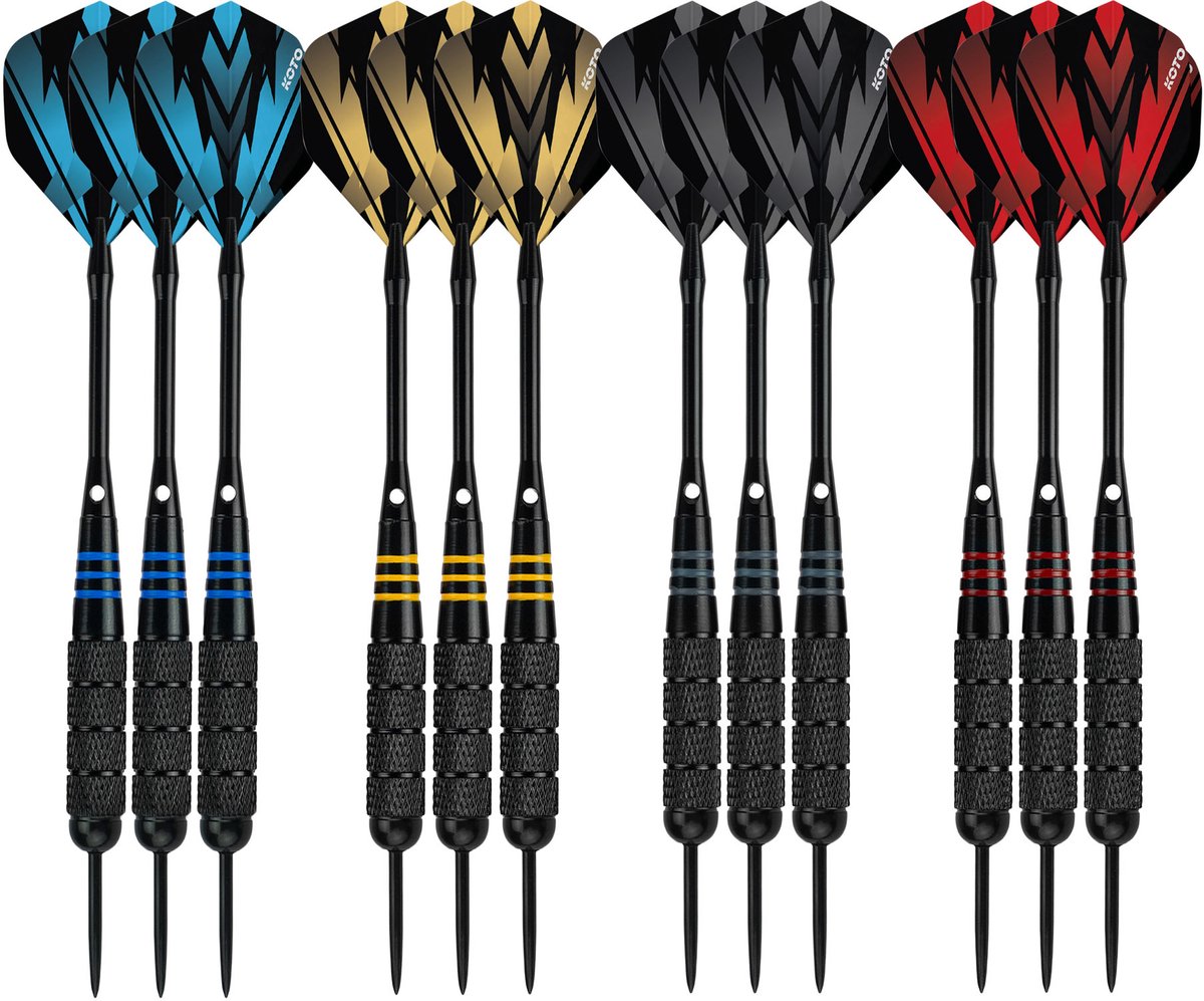 KOTO Brass Multiset - 12 Darts - 23 Gram - Dartpijlen