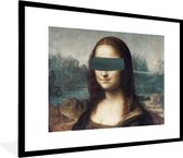 Cadre photo avec affiche - Mona Lisa - Leonardo de Vinci - Peinture - 80x60 cm - Cadre pour affiche