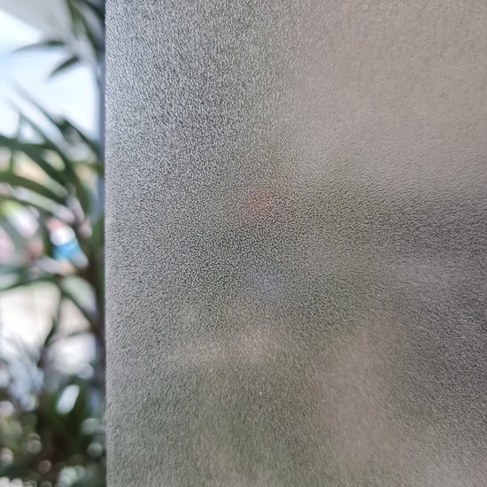 Raamfolie zandkorrels semi transparant 45 cm x 2 meter zelfklevend - Glasfolie - Anti inkijk folie