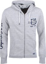 Superdry - Heren Vest - Classics Embroidered Zip Hoodie - Grijs