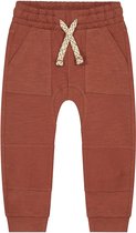 Prénatal baby broek - babykleding voor jongens - maat 56 - roodbruin