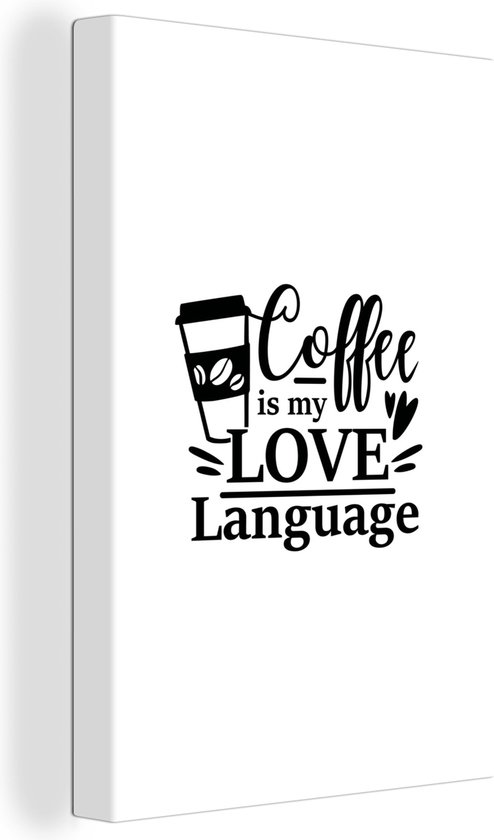 Citation Cafe Est Ma Langue D Amour Sur Fond Blanc 60x90 Cm Tirage Photo Sur Toile Bol Com Citation Cafe Est Ma Langue D Amour Sur Fond Blanc 60x90 Cm Tirage Photo Sur Toile Bol Com