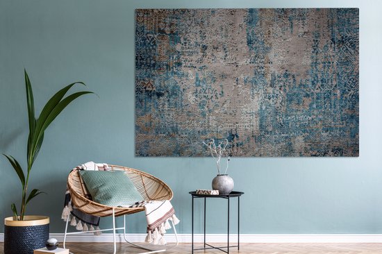 Toile Peinture Tapis Salon - Tapis - Motifs - 180x120 cm - Décoration murale XXL