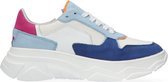 Omoda O1266-212 Lage sneakers - Leren Sneaker - Meisjes - Blauw - Maat 39