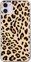 Geschikt voor iPhone 11 hoesje - Dierenprint - Panter - Luipaard - Siliconen Telefoonhoesje